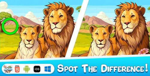 Spot The Difference:The Garden [Phaser 3, HTML5] v1.0