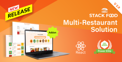StackFood – React User Website v3.0 for StackFood Multi Restaurant