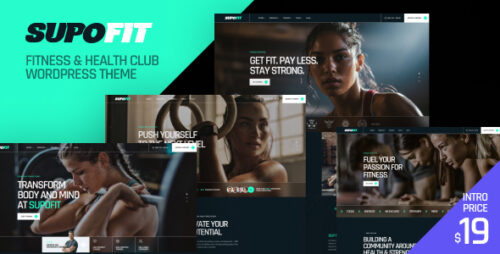 Supofit – Fitness Health Club WordPress Theme