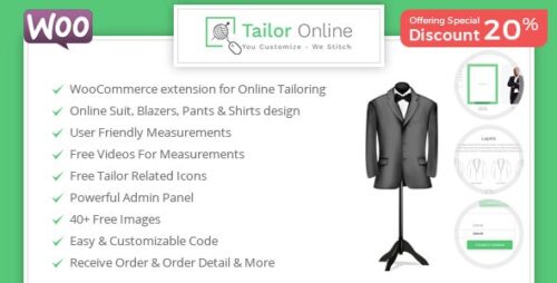 Tailor Online - WooCommerce Plugin for Online Custom Tailoring