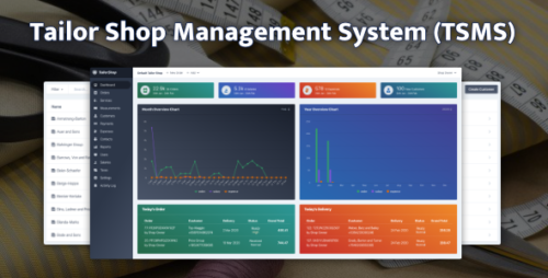 Tailor Shop Management System (TSMS) v1.7.5 PHP Script Download