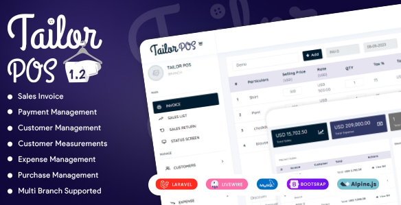 TailorPos v1.3.1 – Pos and Order Management System Download