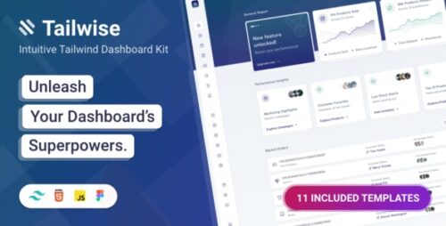 Tailwise - Tailwind CSS HTML Admin Dashboard Template
