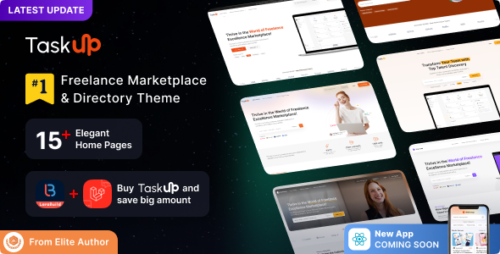 Taskup v2.7 - Laravel Freelance Marketplace & Service Finder Script