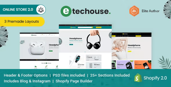 Techhouse - Electronics & Gadgets Shopify Theme