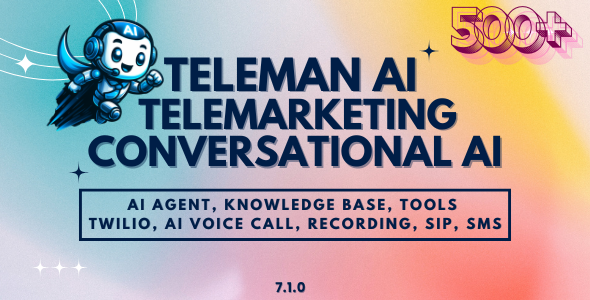 Teleman v7.0.0 - Telemarketing & VoIP Service SaaS Application