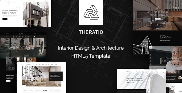 Theratio - Interior Design Architecture HTML5 Template