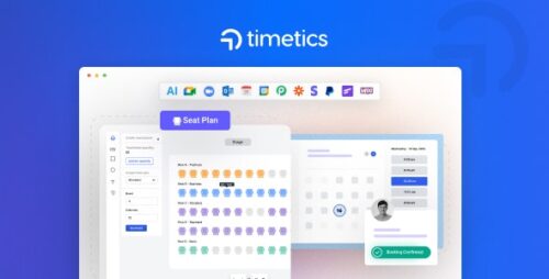 Timetics Pro - WordPress Appointment Booking Plugin for Scheduling and Seat Plan