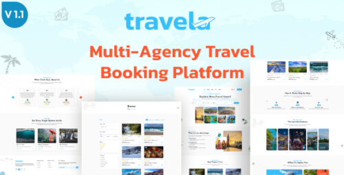 Travela v1.0 – Multi-agency Travel Booking Platform Download