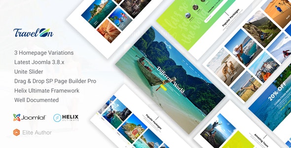 TravelOn - Travel, Tour, Travel Agency Joomla Template