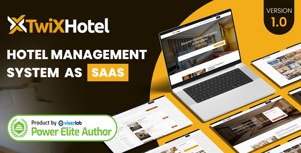 TwiXHotel v1.0 – Hotel Management System as SAAS Nulled