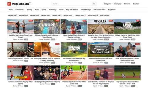 VideoClub Pro v1.0.2 - WordPress Video Theme Nulled