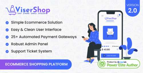 ViserShop v2.0 – eCommerce Shopping Platform Nulled
