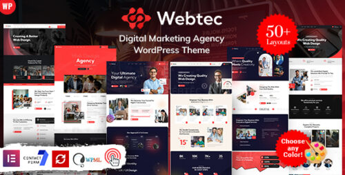 Webtec - Digital Marketing Agency WordPress