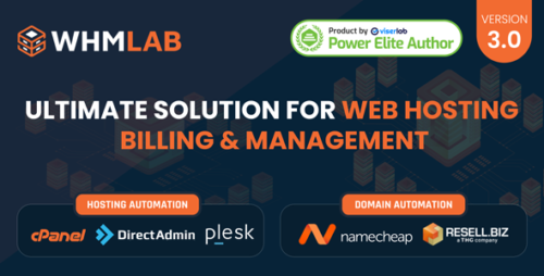 WHMLab v3.0 – Ultimate Solution For WebHosting Billing And Management Nulled