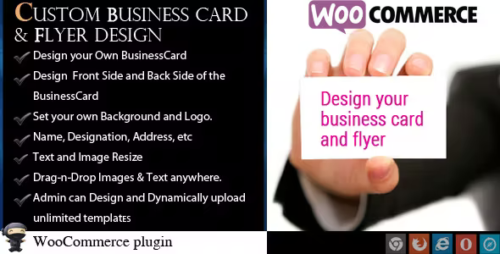 WooCommerce Business Card Flyer Design