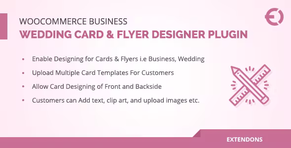 WooCommerce Business, Wedding Card Flyer Designer Plugin
