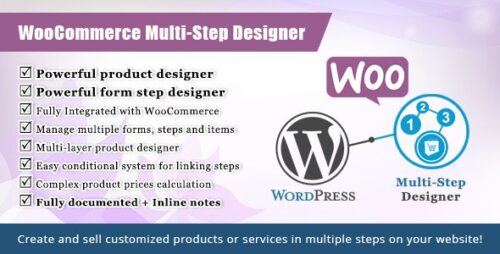 WooCommerce Multistep Form Product Designer