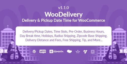 WooDelivery | Delivery Pickup Date Time for WooCommerce