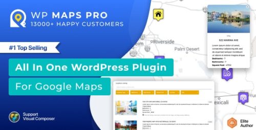 WordPress Plugin for Google Maps - WP MAPS PRO 5.7.2
