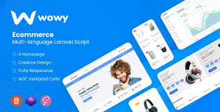 Wowy v1.30.9 – Multi-language Laravel eCommerce Script Nulled