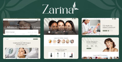 Zarina - Cosmetic and Plastic Surgery WordPress Theme