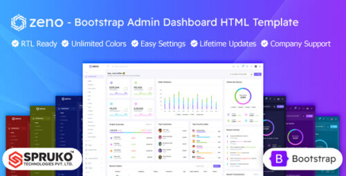 Zeno - Bootstrap Admin HTML Dashboard Template