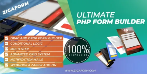 Zigaform – PHP Form Builder – Contact & Survey v7.6.1 Nulled