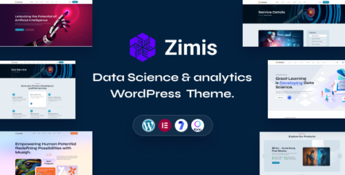 Zimis - Data Science Analytics WordPress Theme