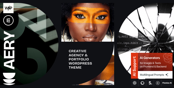 Aery - Creative Agency Portfolio WordPress Theme