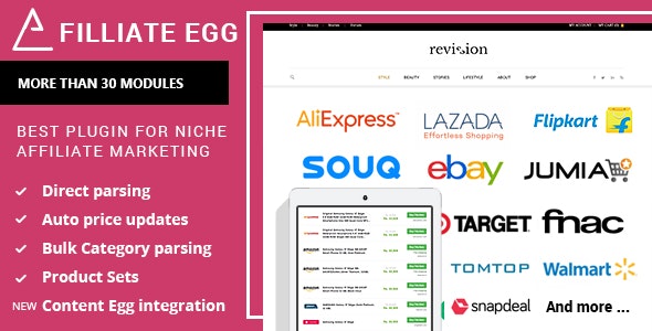 Affiliate Egg - Niche Affiliate Marketing Wordpress Plugin Affiliate Egg - Niche Affiliate Marketing Wordpress Plugin