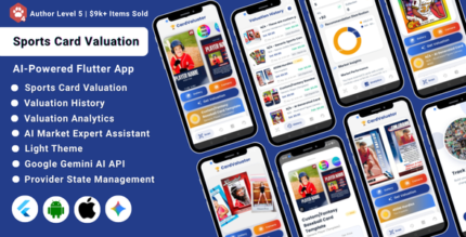 AI-Powered Sports Card Valuation Flutter App | Value Scanner Identifier