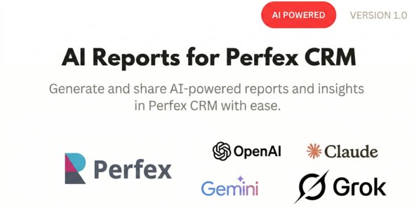 AI Reports Module for Perfex CRM AI Reports Module for Perfex CRM