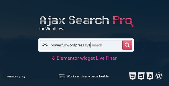 Ajax Search Pro - Live WordPress Search Filter Plugin Ajax Search Pro - Live WordPress Search Filter Plugin