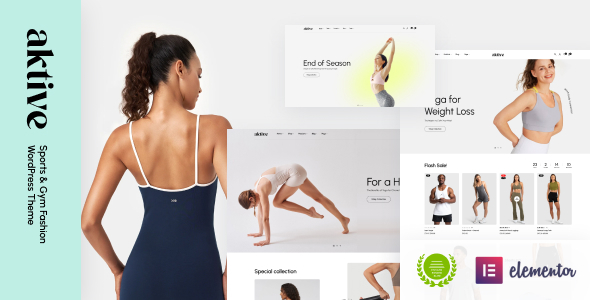 Aktive – Sports Gym Fashion WordPress Theme