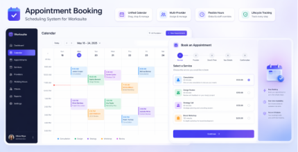 Appointment Booking Scheduling Module for Worksuite CRM