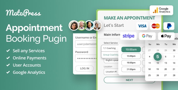 Appointment Booking WordPress Plugin by MotoPress Appointment Booking WordPress Plugin by MotoPress