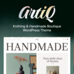Artiq - Knitting Handmade Boutique WordPress Theme