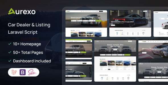 Auxero - Car Dealer Listing Laravel System Auxero - Car Dealer Listing Laravel System
