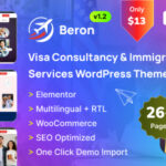 Beron - Visa Consultancy Immigration Services WordPress Theme