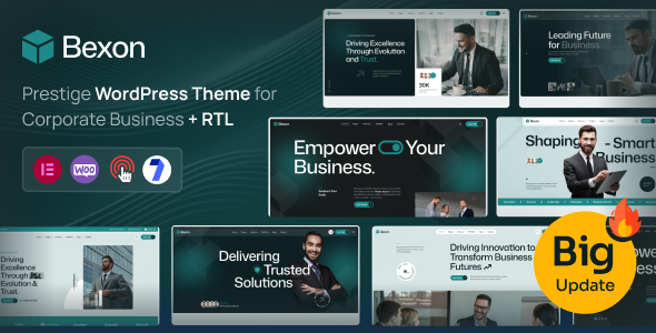 Bexon - Corporate Business WordPress Theme
