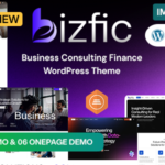 Bizfic – Business Consulting Financial Advisors Modern WordPress Theme