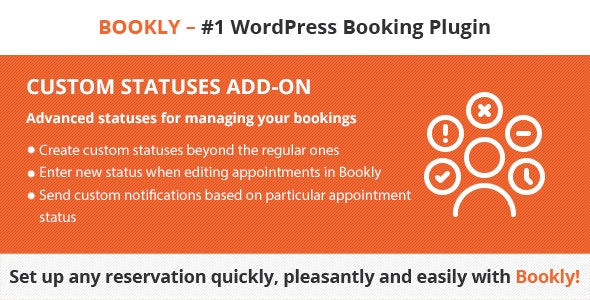 Bookly Custom Statuses (Add-on) Bookly Custom Statuses (Add-on)