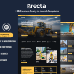Brecta - Construction Building Elementor Template Kit