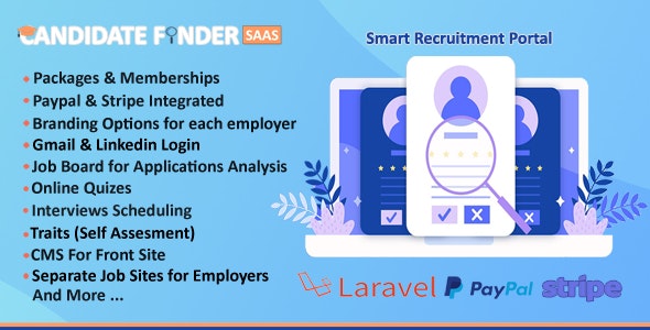 Candidate Finder SaaS - Recruitment Management and Job Portal Candidate Finder SaaS - Recruitment Management and Job Portal