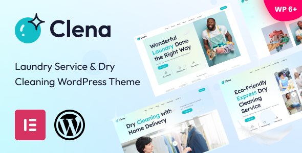 Clena - Laundry Service Dry Cleaning WordPress Theme