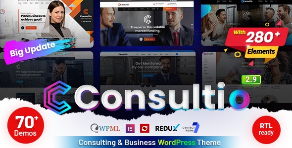 Consultio - Consulting Corporate WordPress Theme