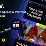 Cruv - Creative Agency Portfolio WordPress Theme