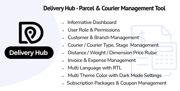 Delivery Hub SaaS - Parcel Courier Management Tool Delivery Hub SaaS - Parcel Courier Management Tool