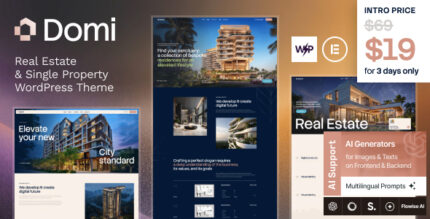 Domi - Real Estate Single Property WordPress Theme
